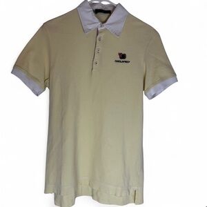 Dsquared2 Men's Yellow Slim Fit Polo Shirt